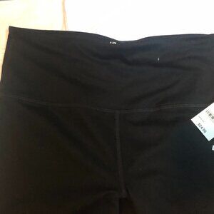 ID Ideology Fit Kit Luxury Performance Fitness Pants Leggings Deep Black Small